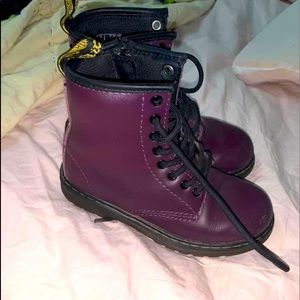 Doc martens KIDS size 11 purple